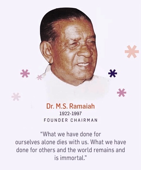 Dr. MS. Ramaiah - Founder Chairman at MS Ramaiah Memorial Hospital