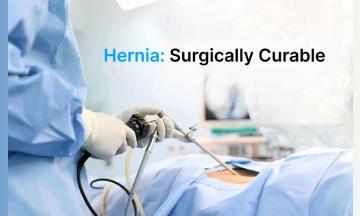 Hernia is surgically curable